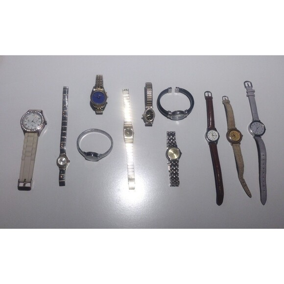 Custom Variety Pack Accessories - Mixed Lot of 11 Watches – As‑Is for Repair/Parts – Needs Batteries